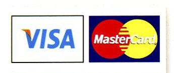 visa and mastercard icon as payment options
